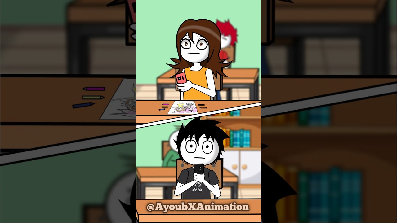 لا هواتف في الفصل #انيميشن #animation