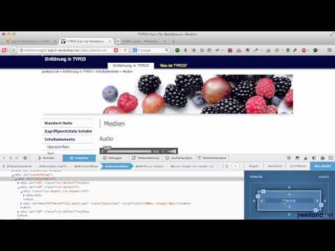 TYPO3 6.2 für Redakteure Teil 22: Inhaltselemente anlegen - Medien