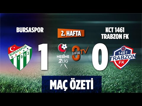 Bursaspor 1-0 KCT 1461 Trabzon (2.Lig 2. Hafta) | Maç Özeti