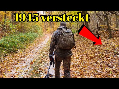Hat die  Wehrmacht hier 1945 noch mehr versteckt? Sondeln mit  Metalldetektor WW2