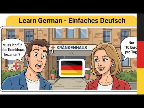 Deutsch lernen dialog 🇩🇪 | Krankenversicherung einfach erklärt (A2/B1) in Deutschland 🏥Deutsch hören