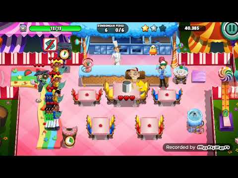 Diner Dash level 177 Bintang 3 - Candy Carnival