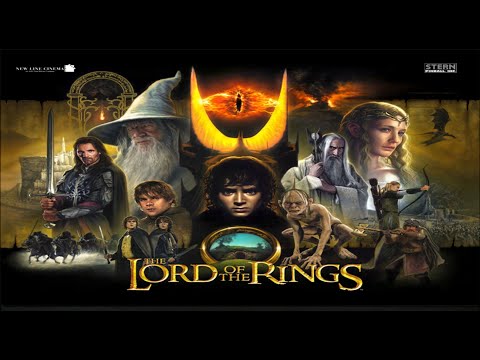 Lord of the Rings Pinball Table Game Play (120hz OLED 4K) Virtual Pinball Machine on VPX (LOTR)