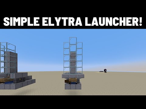 How To Build An Elytra Launcher! (Minecraft java 1.21 +)