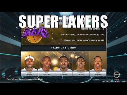 NBA 2K15 - MyGM Super Lakers Ep. 4 Coast to Coast Showtime!