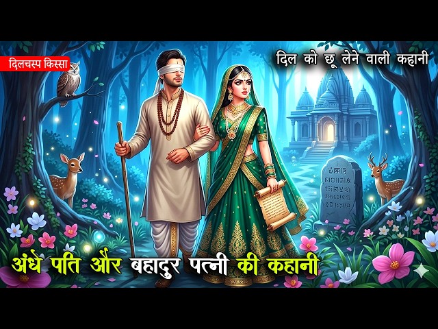 🔴अंधे पति और बहादुर पत्नी की कहानी | HINDI KAHANI | ROCHAK KISSA | BED TIME SORY | #hindistories