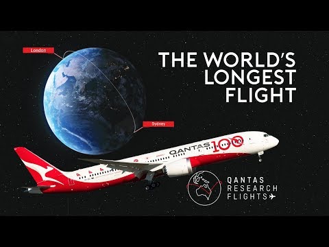 The World's LONGEST Flight - QANTAS London to Sydney