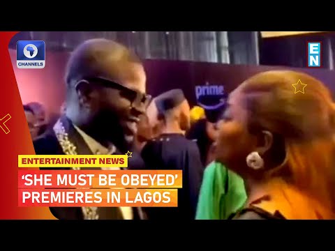 Funke Akindele, Ex-hubby JJC Skillz Reunite For ‘She Must Be Obeyed’ Premiere