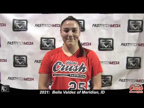 2021 Bella Valdez Pitcher and First Base Softball Skills Video - Idaho Crush