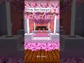 Cherry Blossom Bedroom Design In Minecraft ️ Shorts Cherryblossom