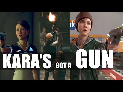 Detroit Become Human - “What Happens If” Kara Turns To The Dark Side With A Weapon In Hand
