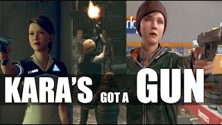 Detroit Become Human - “What Happens If” Kara Turns To The Dark Side With A Weapon In Hand