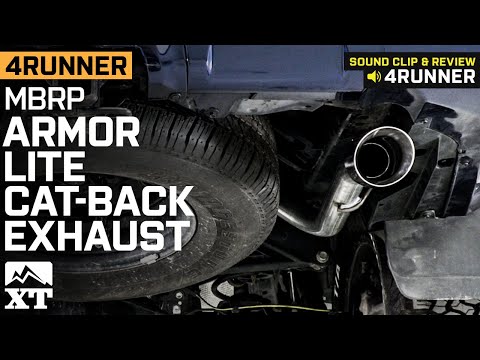 2004-2023 4Runner MBRP Armor Lite Cat-Back Exhaust Review & Sound Clip