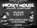 Plane Crazy 1928 Mickey Mouse