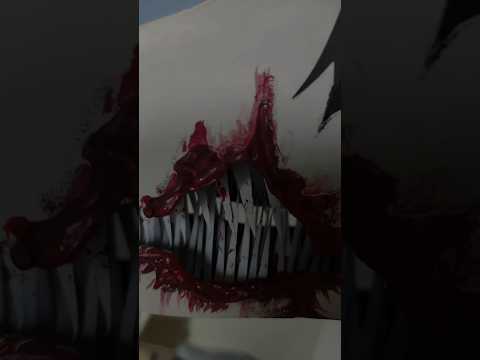 #paperdragon #dragon #paperdragons #mlp #horror #mlpinfection #scarydragonpuppet #celestia #art