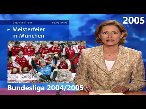 Bundesliga 2004/2005 - Highlights of Matchdays 33 and 34 - Reports on the Season Finale (May 21, ...