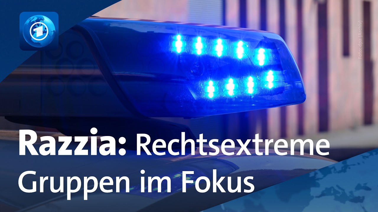 Razzia in zwölf Bundesländern: Polizei geht gegen mutmaßliche Rechtsextreme vor