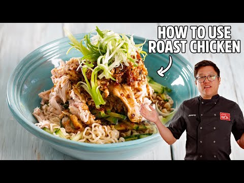 How a Chef Uses Leftover Rotisserie Chicken | Instant Noodle Upgrade