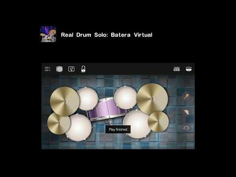 Real Drum Solo: Batera Virtual Video