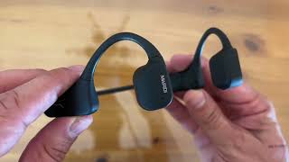 Review MAIRDI Bone Conduction Headphone Bluetooth with Mic, Open-Ear Wireless Headphone Titanium