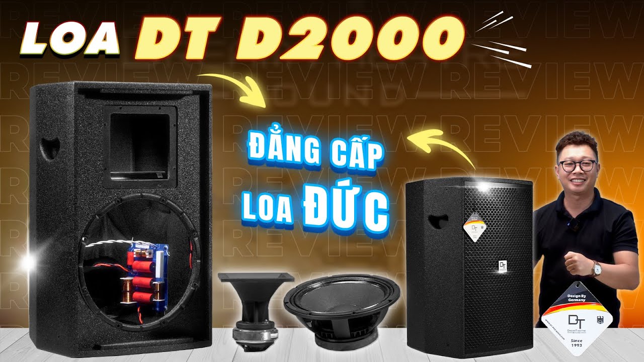 Video sản phẩm Loa Karaoke DT D2000 (full bass 30cm, 2 đường tiếng)