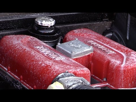 Supercar Engine Cleaning: Ferrari 360