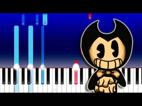 Friday Night Funkin' VS Bendy - Joey's Lost Tapes - Bendy Phase 1 (Piano Tutorial)