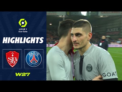 STADE BRESTOIS 29 - PARIS SAINT-GERMAIN (1 - 2) - Highlights - (SB29 - PSG) / 2022-2023