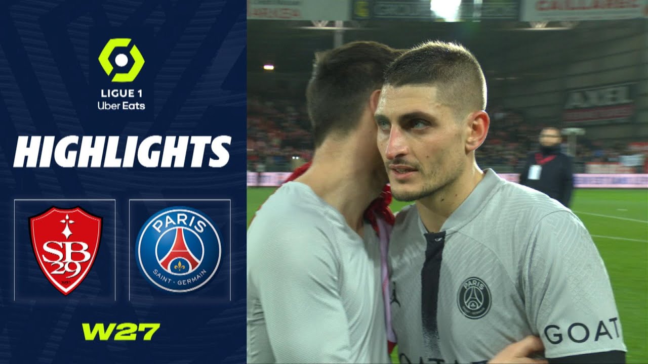 STADE BRESTOIS 29 - PARIS SAINT-GERMAIN (1 - 2) - Highlights - (SB29 - PSG) / 2022-2023