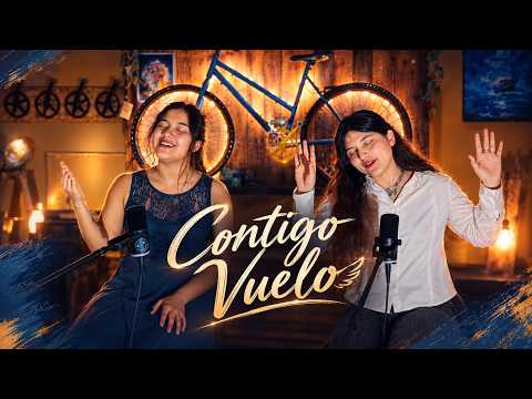 CONTIGO VUELO- VIDEO OFICIAL- TATI Y SOFI 