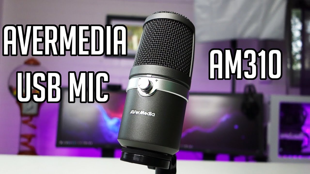 AVerMedia Microphone AM310 - UNBOXING & SETUP