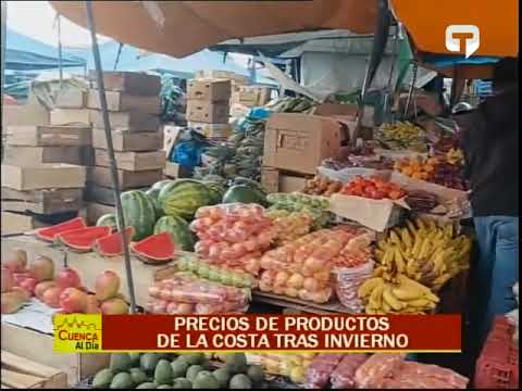 Precios de productos de la costa tras invierno