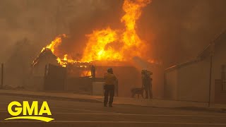 Los Angeles continues to see high wind gusts amid wildfires