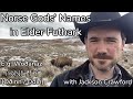 Norse Gods' Names in Elder Futhark