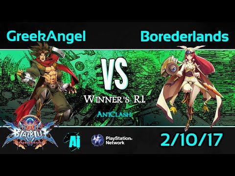 AniClash 59 - GreekAngel (Bang) vs. Borederlands (Tsubaki, Bullet) Winner's R1 - BBCF Blazblue CF