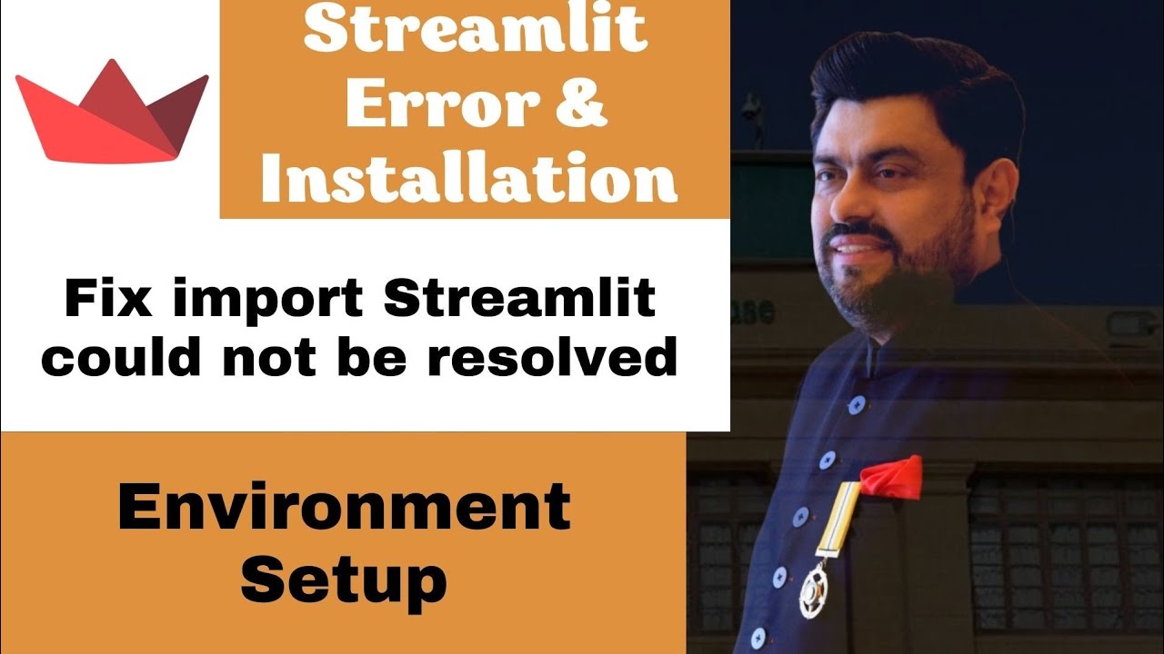 Fix import Streamlit could not be resolved’ | Streamlit Installation & Environment Setup Guide