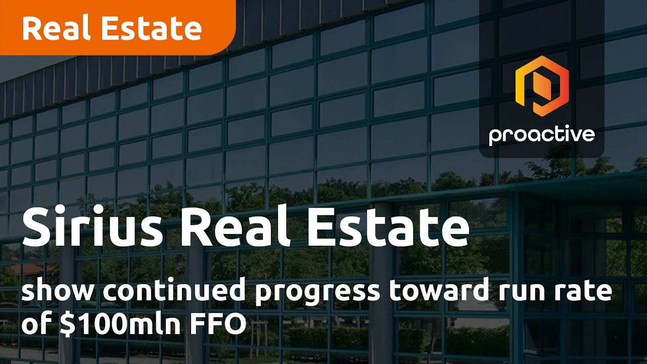 Sirius Real Estate dividend tracks FFO higher