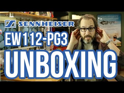 Sennheiser EW112-PG3 Wireless Lavalier Unboxing for DSLR Audio