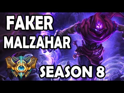 SKT T1 Faker Malzahar vs Ziggs - Ranked Challenger Korea