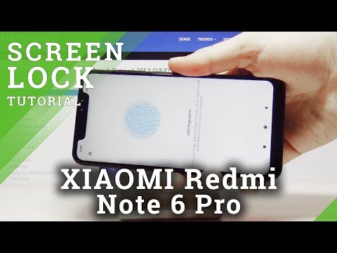 How to Select Lock Method in XIAOMI Redmi Note 6 Pro – Change Screen Lock