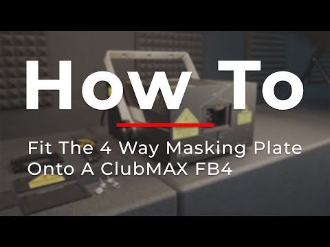 How To Fit The 4 Way Masking Plate Onto A KVANT ClubMAX FB4