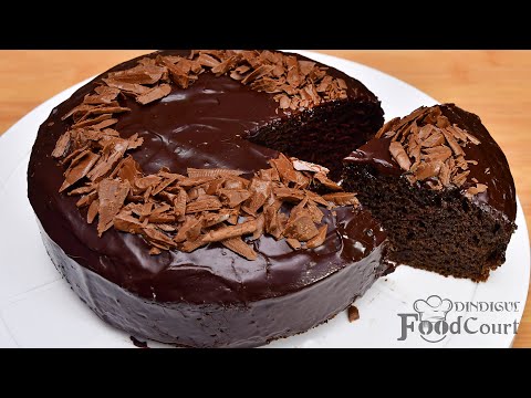 Eggless Chocolate Cake Without Oven/ Easy Chocolate Cake Recipe