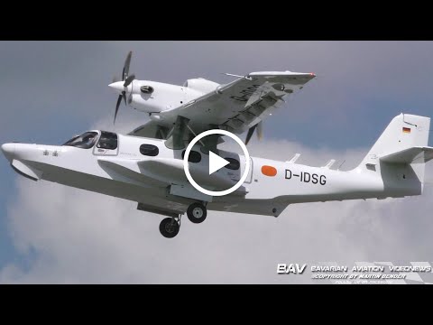 Dornier CD-2 Seastar - Dornier Seawings GmbH D-IDSG - takeoff at Oberpfaffenhofen Airport