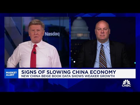 Our data shows China's economy got weaker in March, says China Beige Book's Derek Scissors