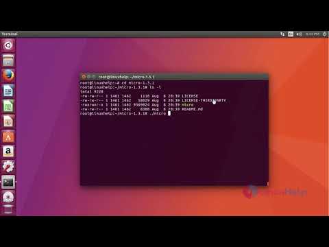How To install Micro Text Editor on Ubuntu 17.04 | LinuxHelp Tutorials