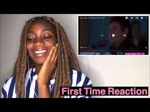 Jose Jose - El Triste en vivo 1970 / First Time Reaction