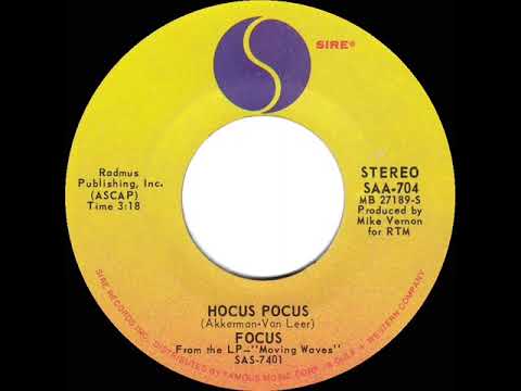 1973 HITS ARCHIVE: Hocus Pocus - Focus (stereo 45 single version)