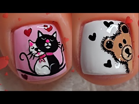 Hermosas ideas de UÑAS PARA SAN VALENTIN 💘🏹