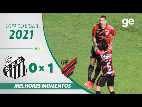Gols e lances de Santos x Athletico Paranaense