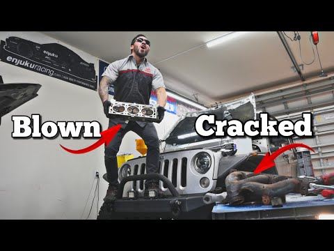Replacing a Blown Head Gasket Jeep Wrangler - P0306 Misfire Problem Solved Finally !